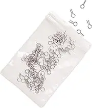 Tadill 100 Pieces Pottery Firing Tools Accessories Tungsten Wire Pendant Hanging Firing Needle for DIY Ceramic Jewelry Small Items, Small P