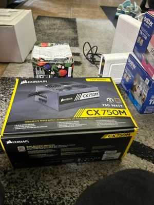 CORSAIR CX750M 80 PLUS Bronze Semi-Modular Power Supply- Low-Noise ATX 750 Watt