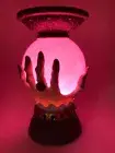 Bath & Body Works 7" Light-up Fortune Teller Water Globe 3-wick Candle Holder