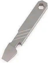 Titanium EDC Pry Bar Bottle Opener Multi Tool Mini Crowbar Multifunctional Portable EDC Tool