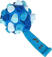 ZONADA Dog Snuffle Ball Toy Interactive Puzzle Slow Feeder IQ Training Foraging Skill Interactive Enhance Bonding and Dental Care (Blue)