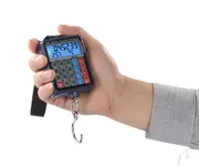 6 In 1 50Kg Portable Digital Luggage Scale 10G Graduation Backlit Calculator Lcd Weigh Hook