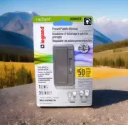 Legrand Radiant RHCL453PNICCV4 Dimmer Rocker Light Switch for Dimmable LED Light