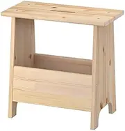 [IKEA] Multi-Purpose Perjohan Stool with Storage, Pine_Sold by Bunnings Home
