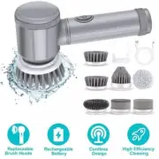 Electric Spin Scrubber Powerful Turbo Scrub Cleaning Brush Cordless Rechargeable