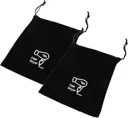 FOMIYES 4sets Hair Dryer Bag Drawstring Container Hotel Hair Dryer Supplies Pouch 2pcs*4