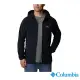 【Columbia 哥倫比亞 官方旗艦】男款-M Outdoor Tracks柔暖刷毛連帽外套-黑色(UAE49030BK/HF)