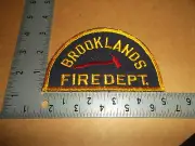 Brooklands Fire Department Patch~Michigan~MI~New~EMS~Rescue~Emergency~Vintage~