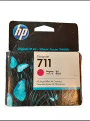 HP 711 CZ131A Magenta Print Cartridge Sealed INK EXP: 1/2024 Brand New