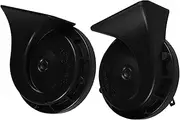 iplusmile 2pcs Loud Car Horns Train Horn for Truck Motorcycle Easy Installation Voltage Powerful Sound Output for Conditions