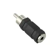 3.5mm Stereo Female to RCA Male Cable Connector Audio Adaptor