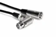 NEW! Hosa Balanced Interconnect Right-angle XLR3F to XLR3M Cable 15 FT (XFF-115)