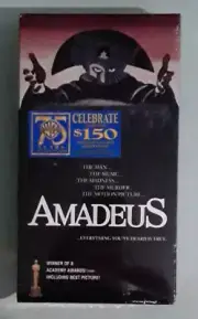 tom hulce AMADEUS f murray abraham VHS VIDEOTAPE NEW corner dings not dvd