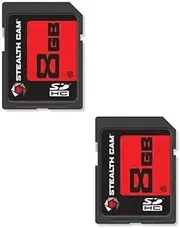 Stealth Cam Stealth Cam 8GB STC-2SD8GB SD Card Pack of 2 STC-2SD8GB