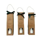 Christmas Branch Reed Diffuser 3 Piece Gift Set Embossed Ceramic Bee Willow NEW