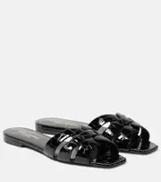 [Saint Laurent] Saint Laurent Tribute Nu Pieds 05 leather slides AU 8.5 black