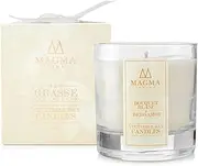 Magma London - Bouquet Blanc and Bergamot - Vegan Wax Candle | 50 Hours Burn Time Wax Jar Candle | Long Lasting Aromatic Fragrances Experience | Large, 38cl