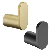 BRUSHED GOLD GUNMETAL CULA SINGLE ROBE TOWEL BAG HOOK STAINLESS STEEL WALL MOUNT