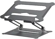 Suturun Laptop Stand, Ergonomic Adjustable Laptop Riser for Desk, Portable Aluminum Laptop Stand Riser Holder Compatible with Mac, Notebook, MacBook, More 10-15.6” Laptops
