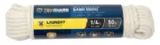 Mibro, 1/4" x 50', Smooth Braided Cotton Sash Cord, 30 LB