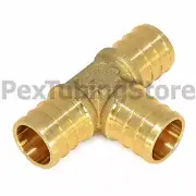 (100) 3/4" PEX Tees - Brass Crimp Fittings