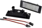 DEMULAX 2Pcs License Plate Light Number Plate Lamps, for E81 E85 E86 E87 E89 Z4 E63 E64 F12 F20 F21, for Mini Cooper R55 R55N R60 R61 Car Number Plate Light