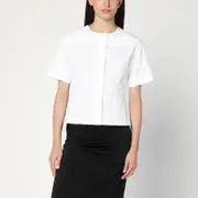 [Alexander McQueen] White corset shirt in poplin 44 IT White
