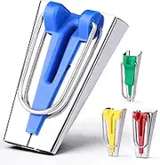 4 Sizes Bias Tape Maker Set,Double and Single Fold Fabric Bias Binding Maker Sew Tools for Fabric Quilting Sewing Crafting DIY Quickly Customize of 1/4" 1/2" 3/4" 1" Quilting Tools Kit