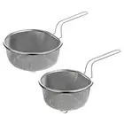 304Stainless Steel Colander Frying Basket Rice Colander for Kitchen Use