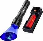 Black Light Flashlights 395-410Nm, High Power UV Flashlight