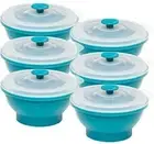 Collapse it Pure Silicone Collapsible Food Storage Containers Solid Set Kitchen