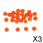 3x 25pcs Diamond Slotted Tungsten Fly Tying Beads Heads DIY Fly Tying Materials