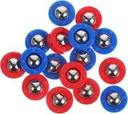 ERINGOGO Shuffleboard Game Sliding Beads 16pcs Set of Safe Materials for Family Entertainment