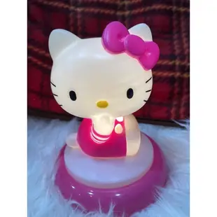 日本進口Hello Kitty按壓式小夜燈裝電池的