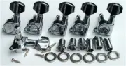 Guitar Parts WILKINSON EZ E-Z-LOK - 6 In Line - TUNERS SET - Left - CHROME