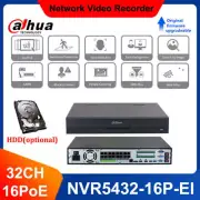 Dahua NVR5432-16P-EI 32 CH 1.5U 16PoE 4HDDs WizSense Network Video Recorder Lot