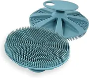 Silicone Body Scrubber, Silicone Scrubber For Shower Brush, Body Brush for Gentle Exfoliation, Massage & Cleansing Skin Brush Handheld
