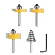 MultiSize Woodworking Routers Bit Set 1/4inch Shank Precise Cutting Tool