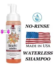 TOP PERFORMANCE FRESH PET WATERLESS SHAMPOO*USA MADE FOAM Pro Dog Cat Grooming