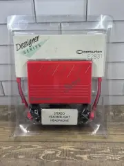 Vintage Centurion Walkman AM/FM Radio Stereo Headphones Red New Sealed Retro