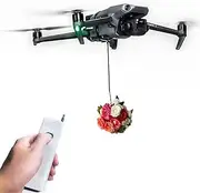 Universal Drone Airdrop System Compatible with DJI Mavic Mini 4Pro,Mini 3, Mini 2, Air 2, Air 2S, Air 3, Mavic 3, Mavic 2, Spark ,Mavic Drones Release Device, Payload Clip, Airdropper Fish Bait Drone
