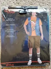 New Stranger Things Dustin Costume Kit Adult Standard Halloween Dress Up