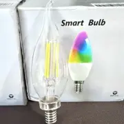 Smart LED Light Bulbs Color Changing Dimmable Alexa Compatible Wi-Fi