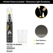 Touch Up Paint For Gm All Models WMS382E Pewter With Polish Paste