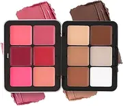 Cream Makeup Palette, Concealer Palette | 12 color iron box blush, Makeup Blush, highlighter repair, 12 Colors Waterproof Color Corrector, Cream And Concealer Pa