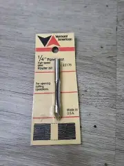Vermont American 22175 1/4" Panel Pilot Bit. High Speed Steel Router Bit