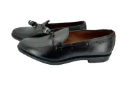 Allen Edmonds Grayson Mens Black Leather Tassel Dress Shoes Size 9.5B New