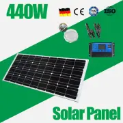 400W Solar Panel Mono Kit Battery Charging Caravan Camping Home Power 440 Watt