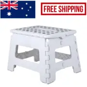 Folding Chair Step Stool Non Slip Portable Plastic 100KG Outdoor Indoor Caravan*