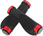 NULYLU 1 Pair Bicycle Grip Bike Grip Bike Handle Handle Bars Cycle Mountain Cycling Mud Outdoor Key Bicycle Handlebars Handlebar Rubber Red